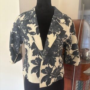 Alessandro Dell’Acqua Black and White Jacket.  Size 40
